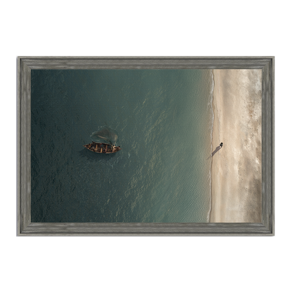 Into The Deep – Jesus and Peter (John 21) | Christian Wall Art Canvas