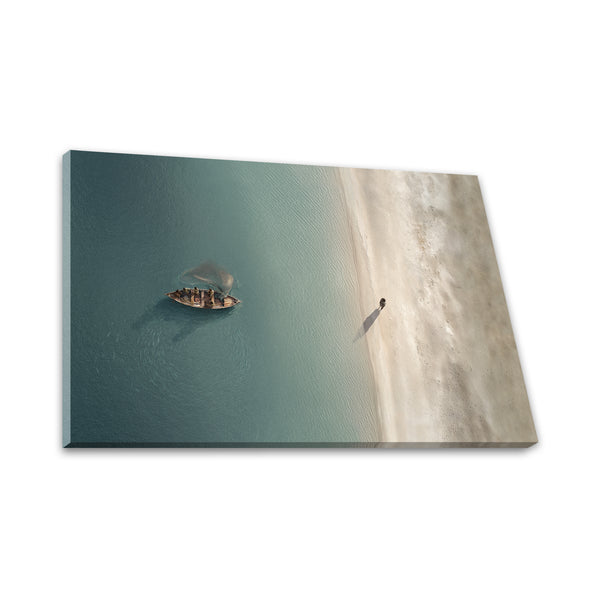 Into The Deep – Jesus and Peter (John 21) | Christian Wall Art Canvas
