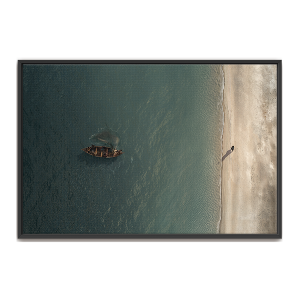 Into The Deep – Jesus and Peter (John 21) | Christian Wall Art Canvas