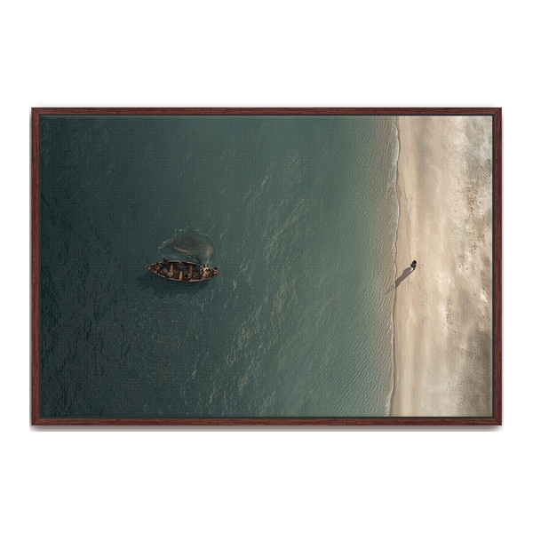 Into The Deep – Jesus and Peter (John 21) | Christian Wall Art Canvas