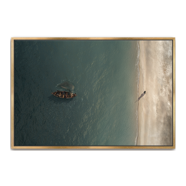 Into The Deep – Jesus and Peter (John 21) | Christian Wall Art Canvas