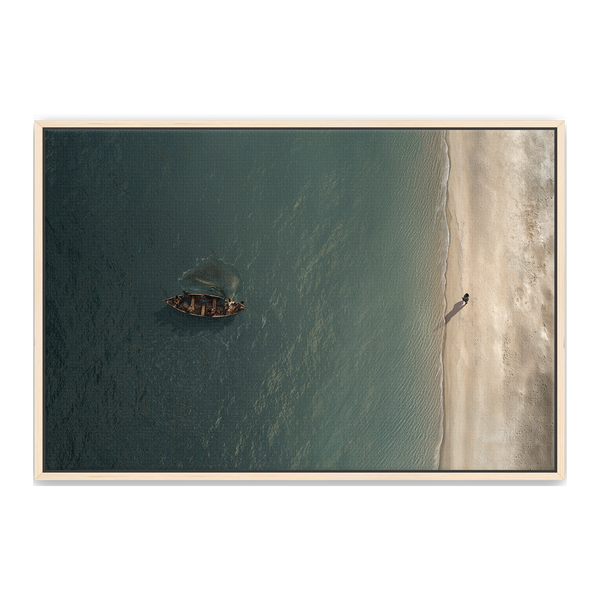 Into The Deep – Jesus and Peter (John 21) | Christian Wall Art Canvas