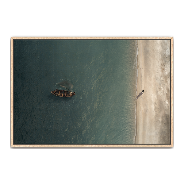 Into The Deep – Jesus and Peter (John 21) | Christian Wall Art Canvas