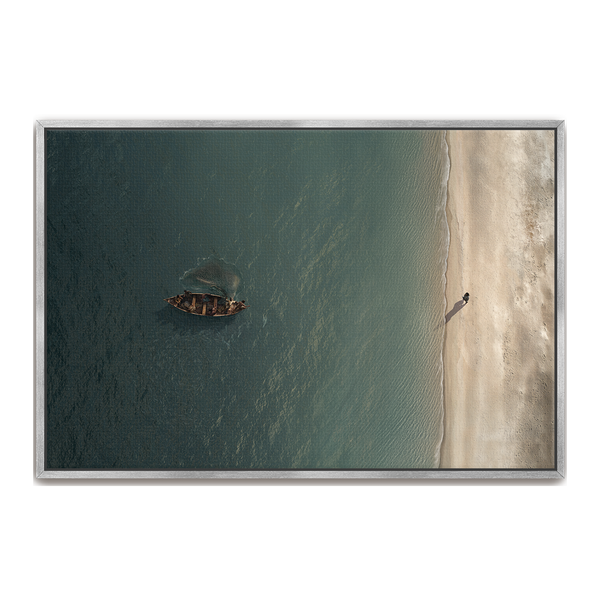 Into The Deep – Jesus and Peter (John 21) | Christian Wall Art Canvas