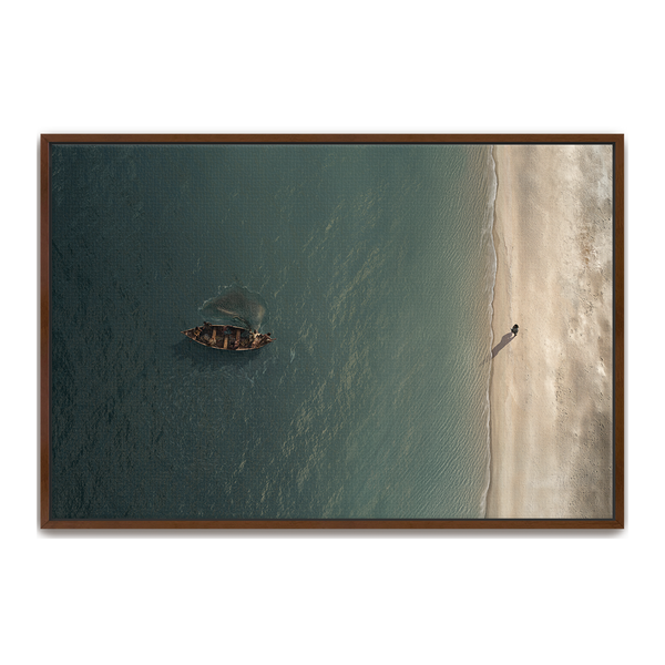 Into The Deep – Jesus and Peter (John 21) | Christian Wall Art Canvas