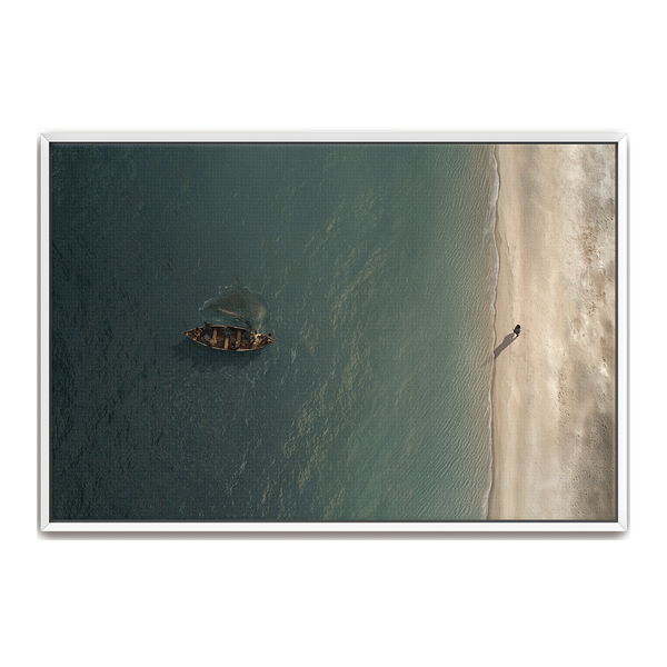 Into The Deep – Jesus and Peter (John 21) | Christian Wall Art Canvas