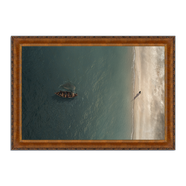 Into The Deep – Jesus and Peter (John 21) | Christian Wall Art Canvas